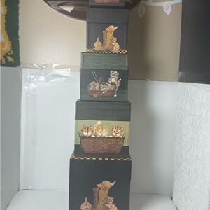 Bob's Boxes decorative paper nesting boxes.